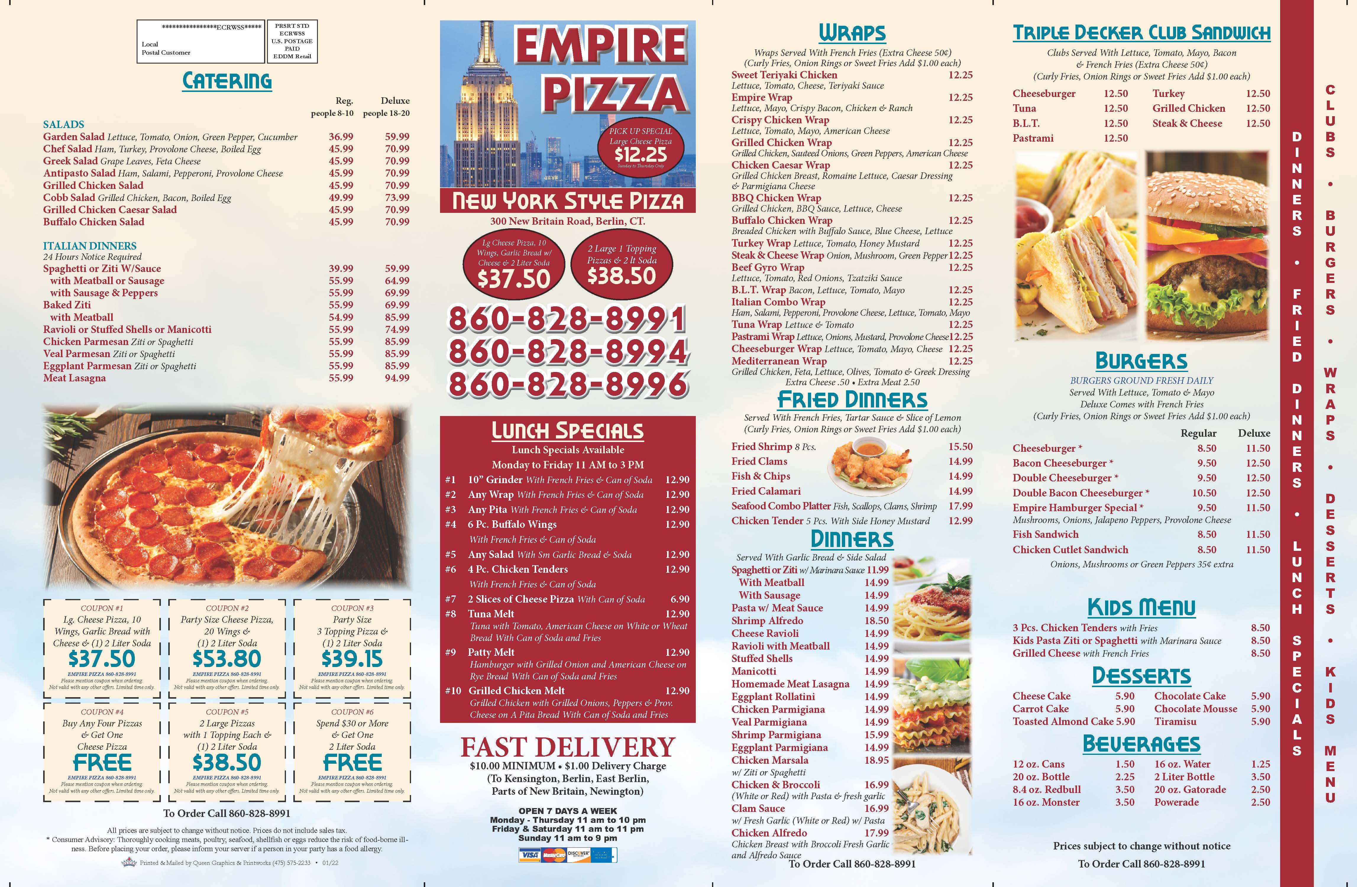 Menu Front